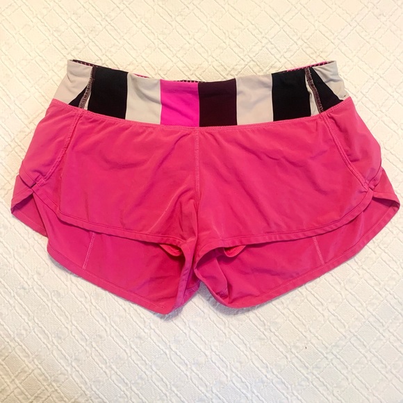 Lululemon Pink Speed Up Shorts - Picture 1 of 2